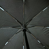 paraguas plegable mango recto negro