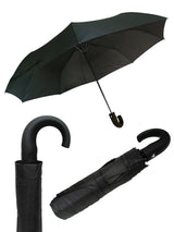 paraguas plegable hombre negro