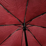 paraguas plegable hombre rojo granate