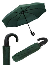 paraguas plegable hombre verde