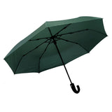 paraguas plegable hombre verde