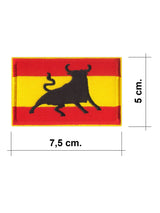 parche bandera españa toro