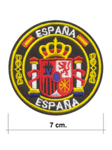 parche circular escudo españa