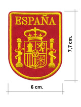 parche logo escudo españa granate