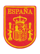 parche logo escudo españa rojo