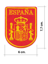 parche logo escudo españa rojo