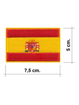 parche bandera y escudo españa