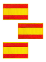 parche rectangular bandera españa