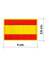 parche rectangular bandera españa