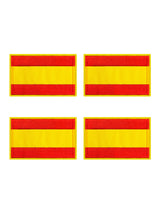 parche rectangular bandera españa