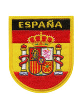 parche semiovalado bandera escudo españa