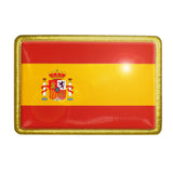 pin bandera españa con escudo