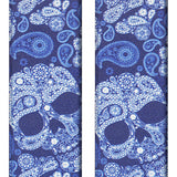 tirantes elasticos calaveras fantasia en azul