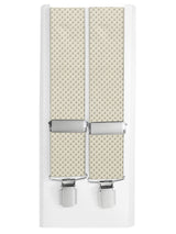 tirantes seda beige microtopos