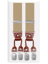 tirantes elasticos 6 pinzas beige