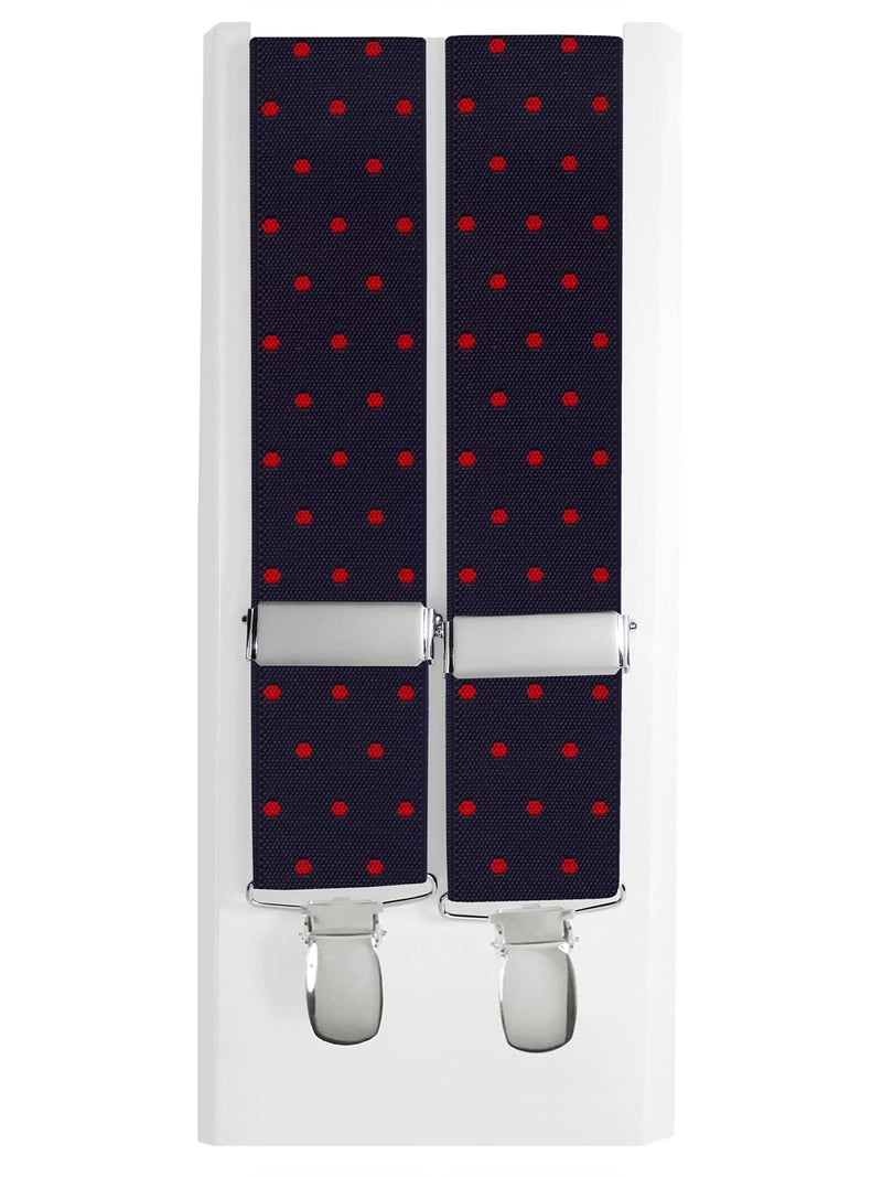 tirantes elasticos azul marino lunar rojo