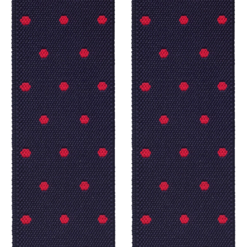 tirantes elasticos azul marino lunar rojo