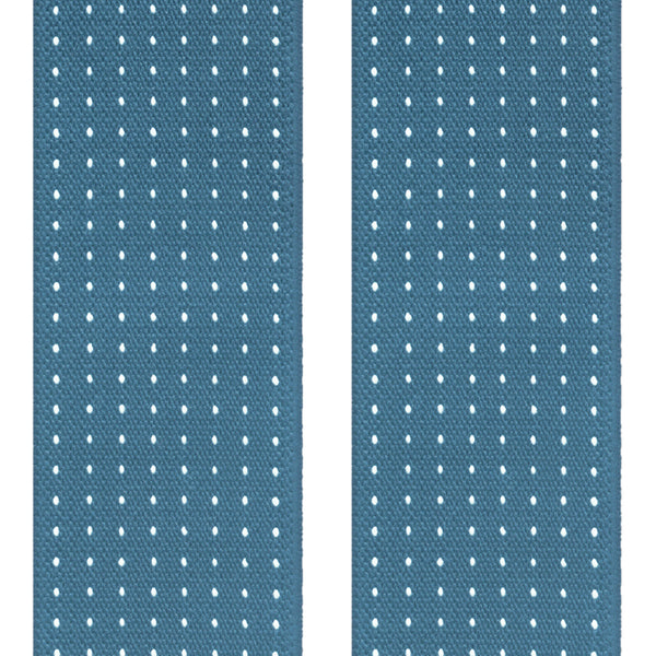 tirantes elasticos azul petroleo topitos blancos