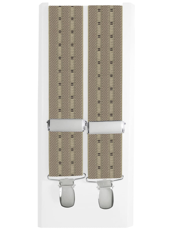 tirantes elasticos beige topos negros