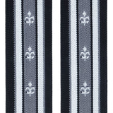 tirantes elasticos flor de lis tonos grises