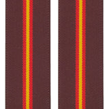 tirantes elasticos granate con bandera españa