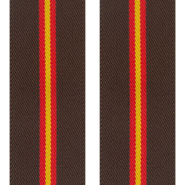 tirantes elasticos marron con bandera españa