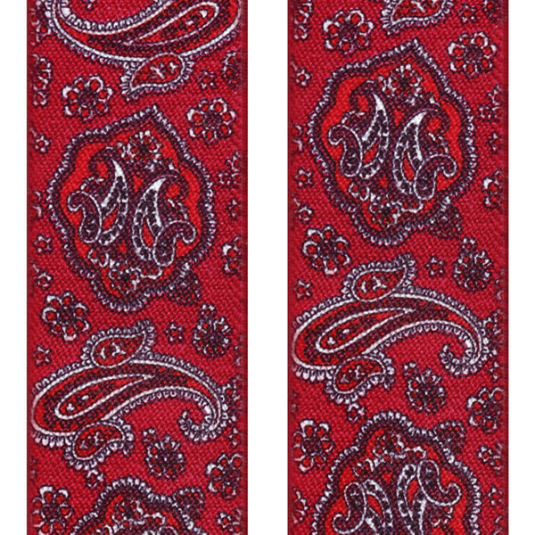 tirantes elasticos rojo cachemir