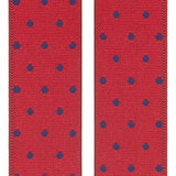 tirantes elasticos rojo lunar azul marino