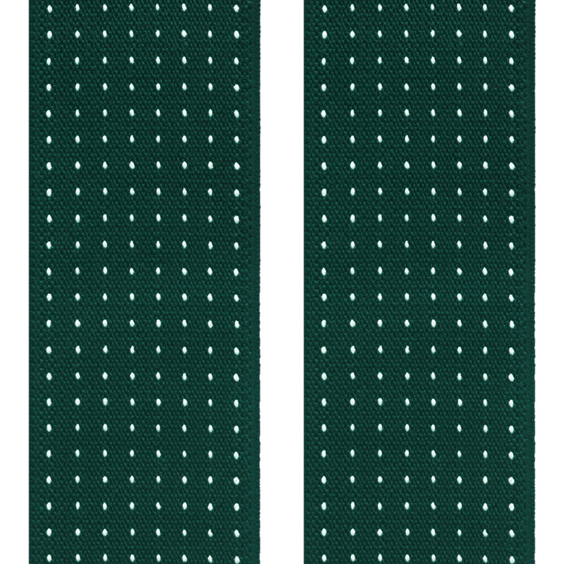 tirantes elasticos verde botella topitos blancos