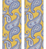 tirantes seda amarillo con motivos cachemir