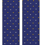 tirantes seda azul royal con topos