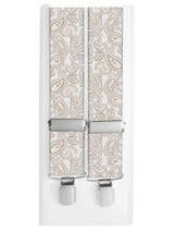 tirantes seda motivos cachemir beige