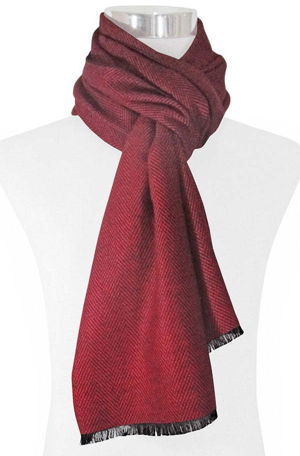 BUFANDA PASHMINA UNISEX ESPIGA ROJA