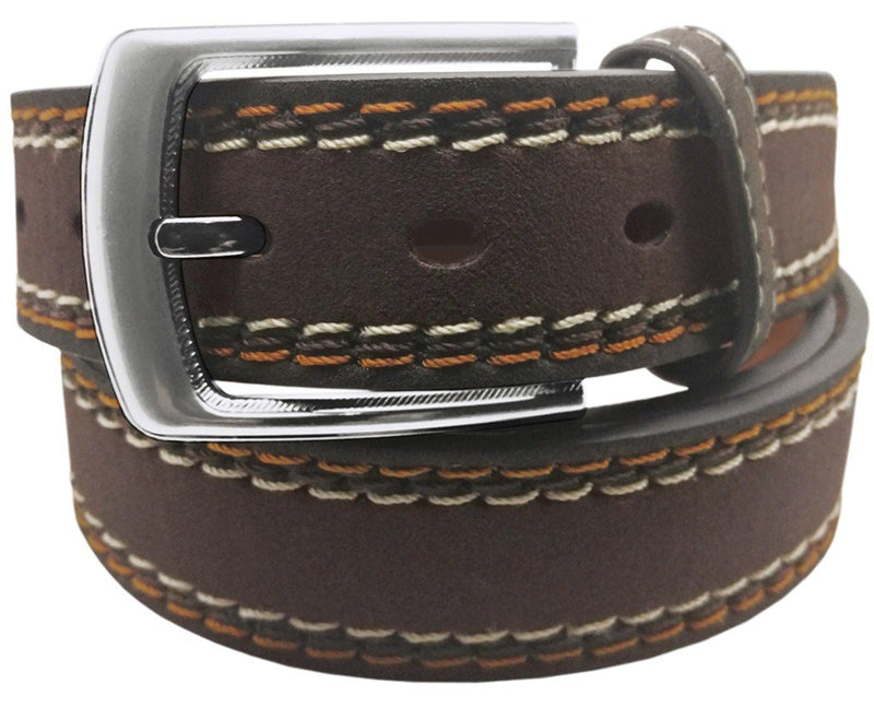 CINTURON HOMBRE SPORT PIEL NOBUCK MARRON