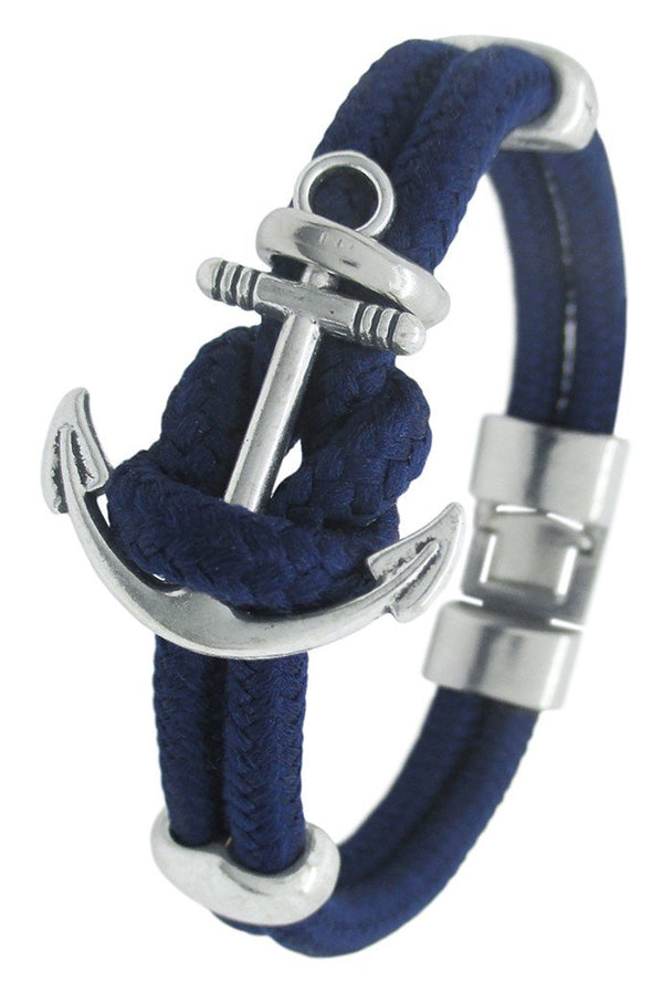 PULSERA NAUTICA AZUL CON ANCLA