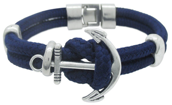 PULSERA NAUTICA AZUL CON ANCLA