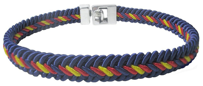 PULSERA HILO TRENZADO BANDERA ESPAÑA