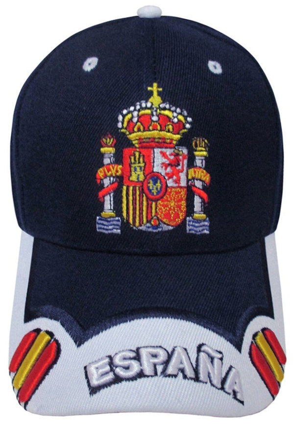 GORRA CON BORDADO ESCUDO DE ESPAÑA NEGRA