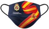 MASCARILLA HIGIENICA REUTILIZABLE REVERSIBLE POLICIA NACIONAL