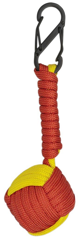 LLAVERO PARACORD NUDO MARINERO ROJO AMARILLO