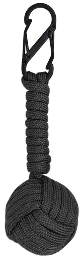 LLAVERO PARACORD NUDO MARINERO NEGRO