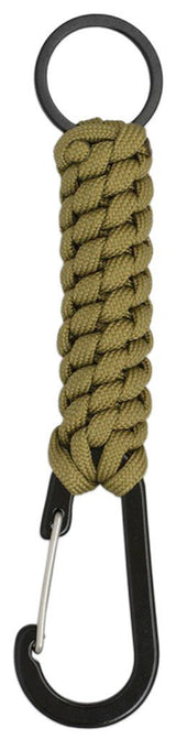 LLAVERO PARACORD TRENZA CAQUI