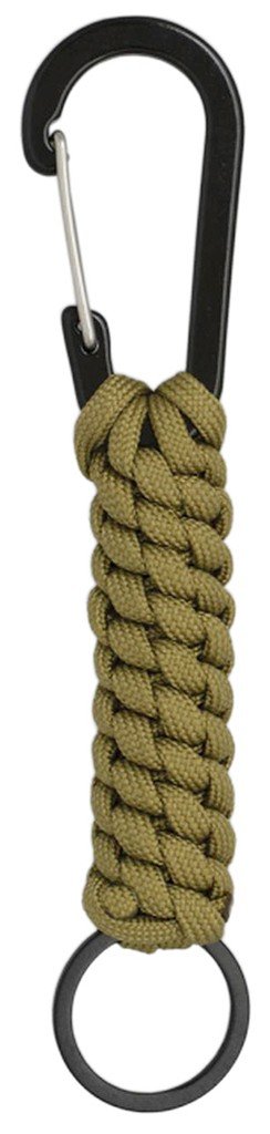 LLAVERO PARACORD TRENZA CAQUI