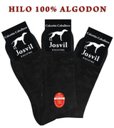 CALCETINES HOMBRE PACK DE 3 HILO ALGODON