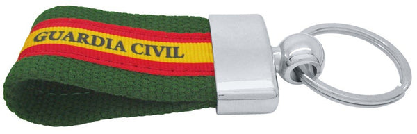 LLAVERO TEXTIL VERDE GUARDIA CIVIL