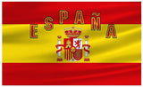 Bandera de España con texto | Bandera española texto | GRUPO JOSVIL