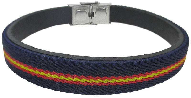 PULSERA TEXTIL ELASTICO COLORES BANDERA ESPAÑA