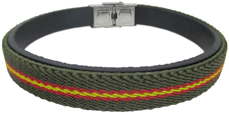 PULSERA TEXTIL ELASTICO COLORES BANDERA ESPAÑA