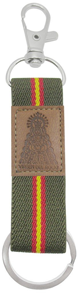 LLAVERO TEXTIL VIRGEN DEL ROCIO