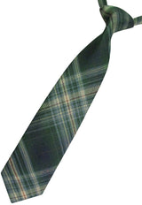 CORBATA NIÑO TARTAN VERDE